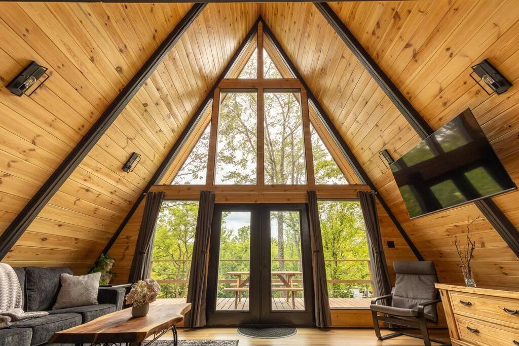 Valhalla Cabins Aframes With Hot Tubs & Sauna Cosby Exterior photo